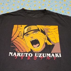 🔥 Naruto 💎 Vintage Shirt Large 📺 Anime Uzumaki 2007 y2k ✨️ Rare Tee Cartoon